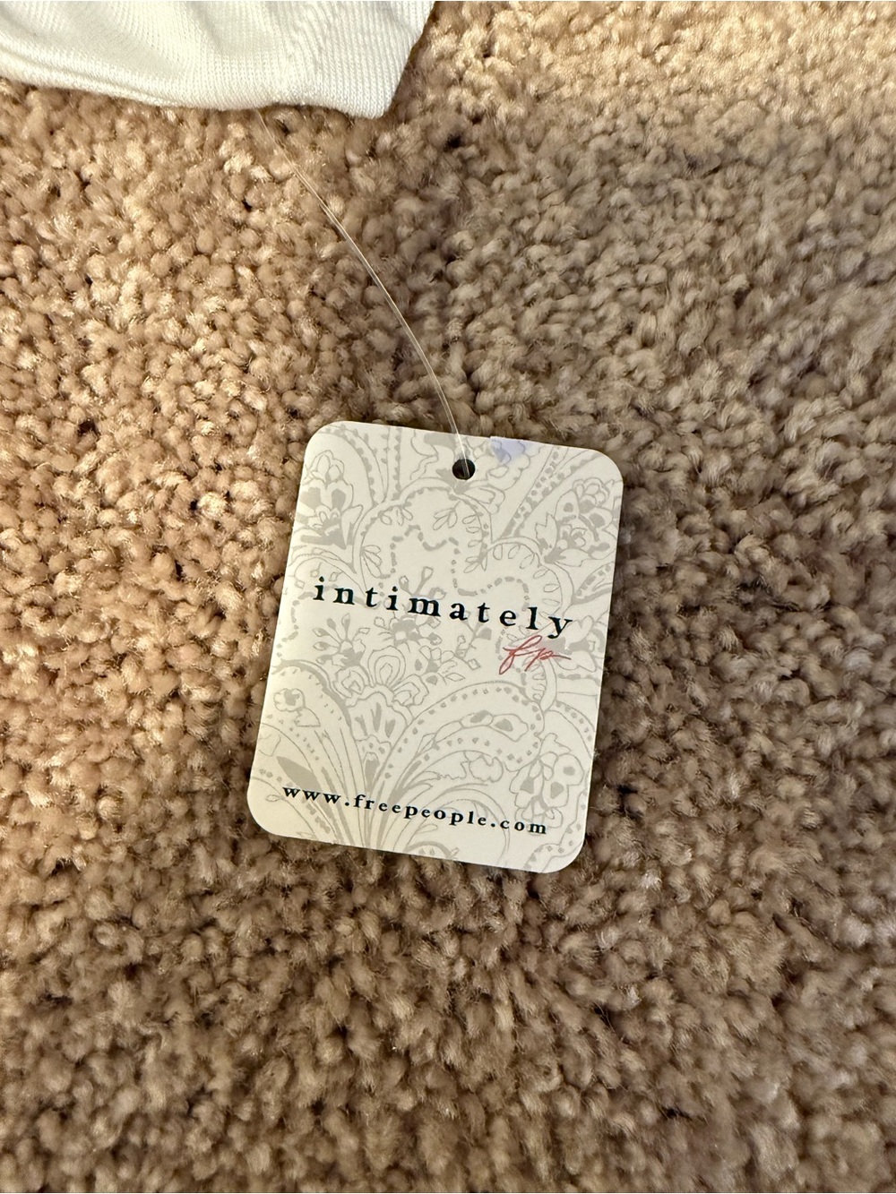 Free People White Scoop Neck Bodysuit - Picture 3 of 5